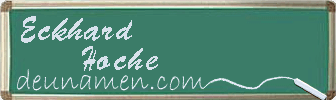 Eckhard Hoche Visitenkarte